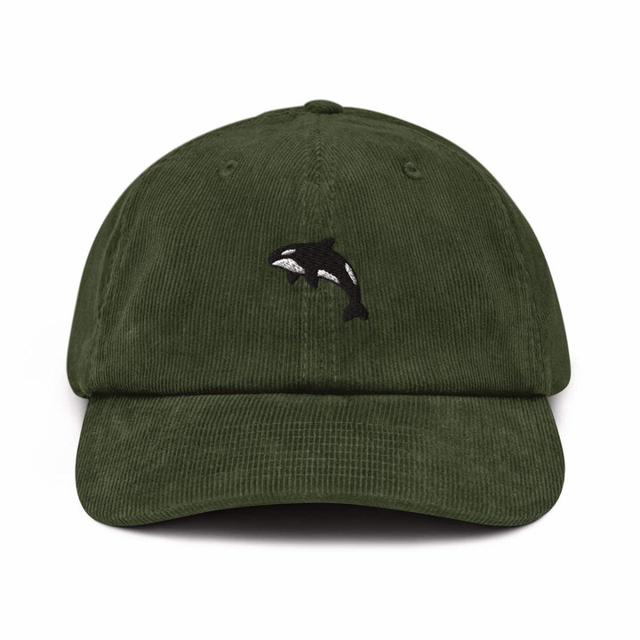 Orca Killer Whale Corduroy Cap