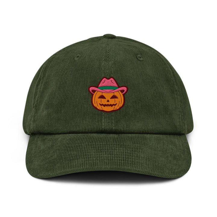 Jack O' Lantern with Groovy Hat Corduroy Cap