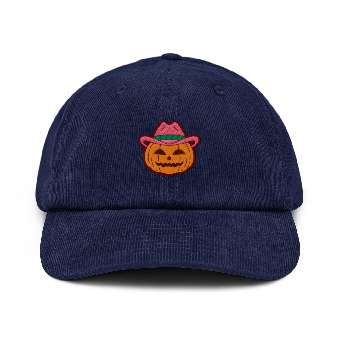 Jack O' Lantern with Groovy Hat Corduroy Cap