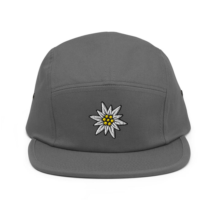Edelweiss Flower 5 Panel Camper Cap