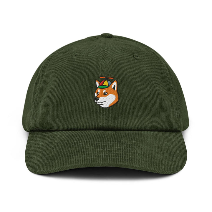 Propeller Hat Shiba Inu Corduroy Cap