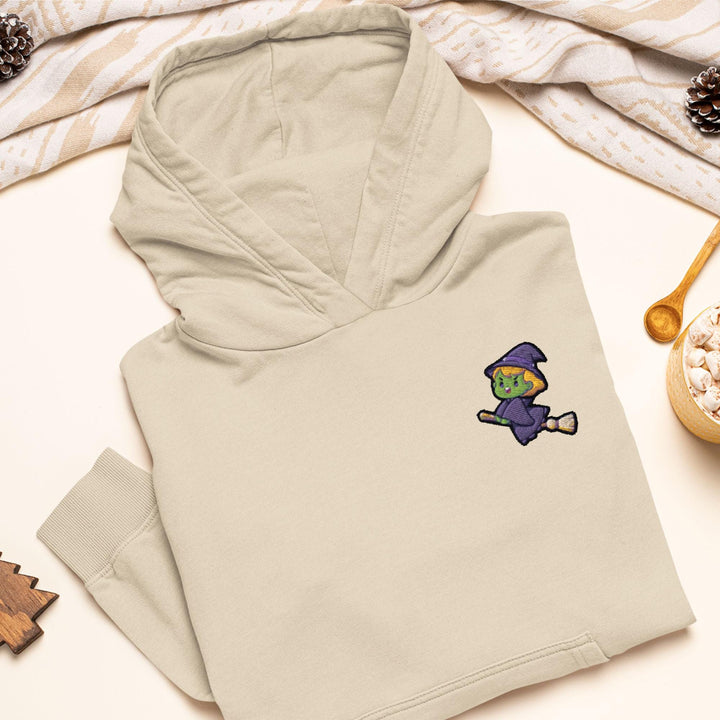 Witch Flying on Broomstick Hoodie