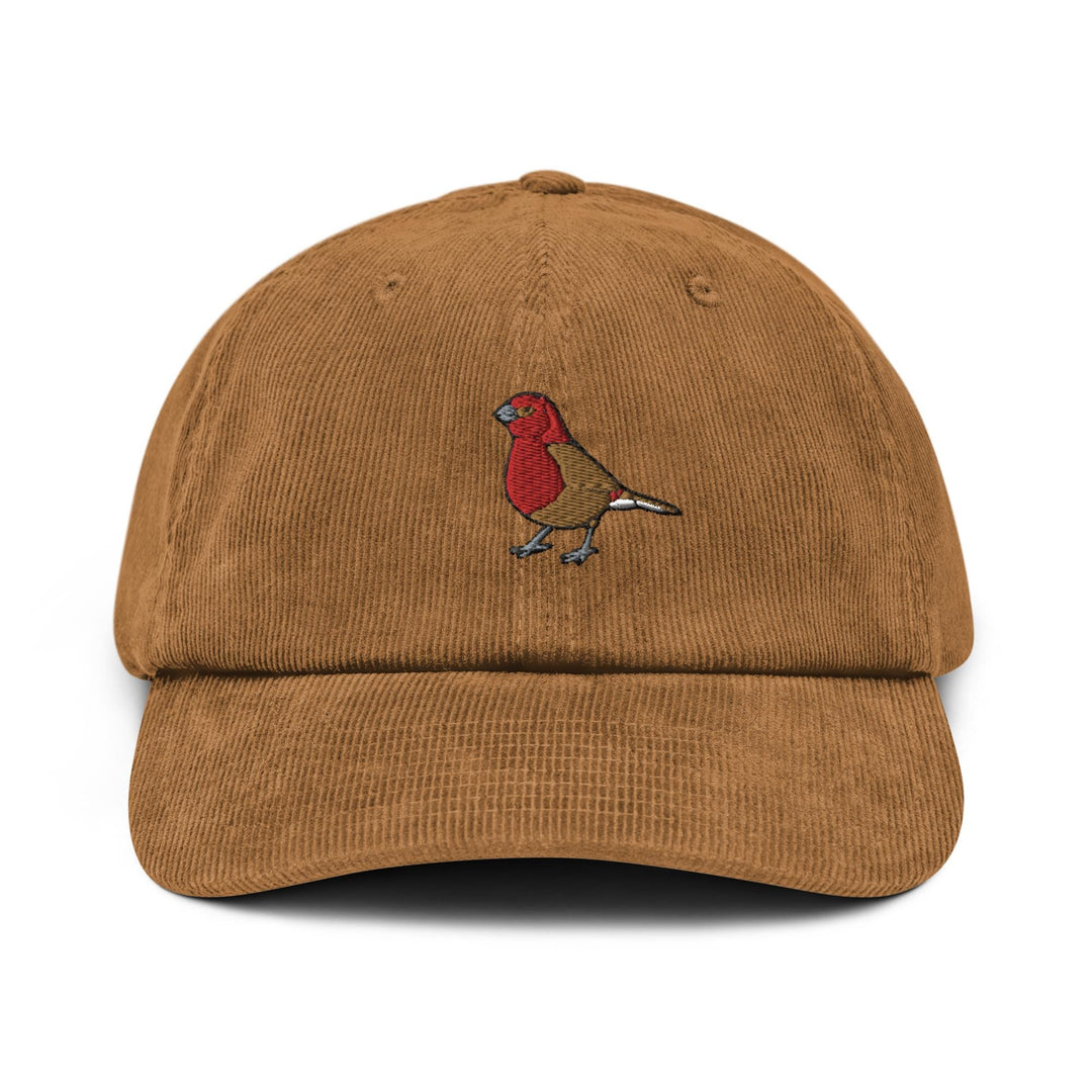 Red House Finch Corduroy Cap