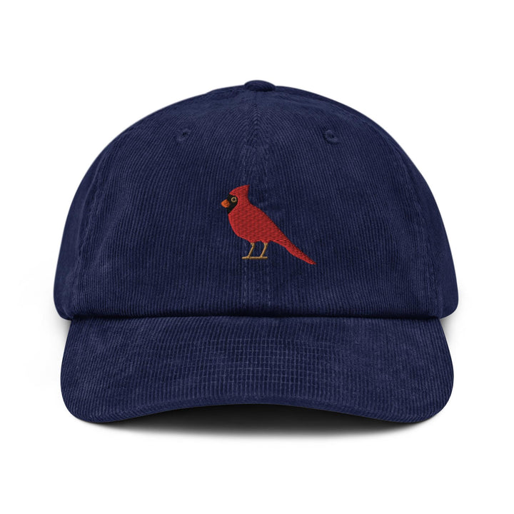Red Cardinal Bird Watcher Corduroy Cap