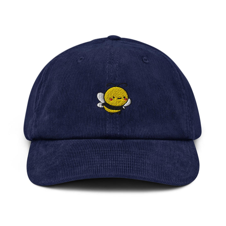 Cute Bee Corduroy Cap
