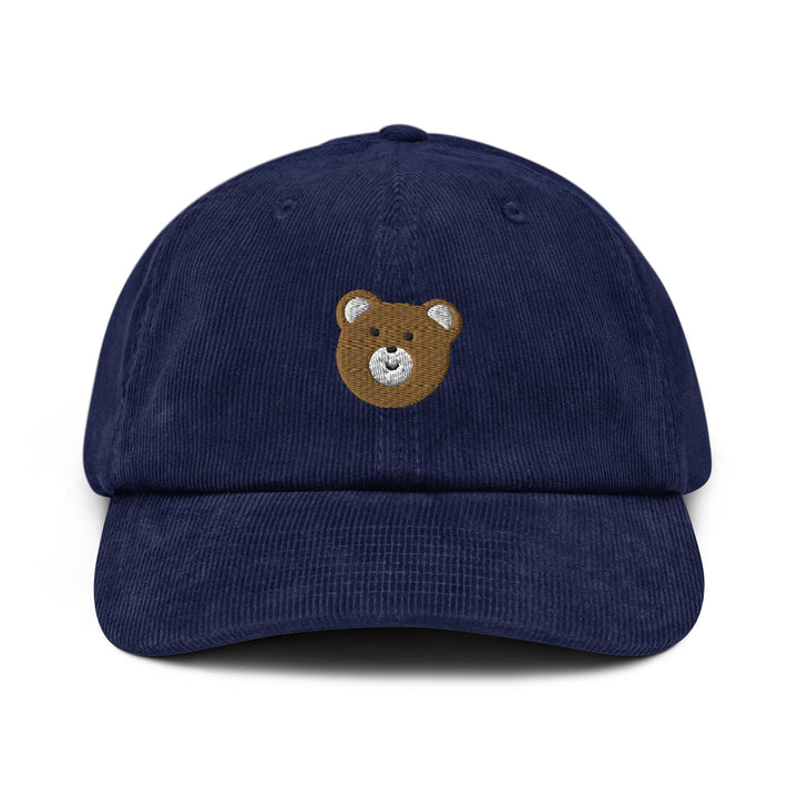 Brown Mr. Teddy Bear Corduroy Cap