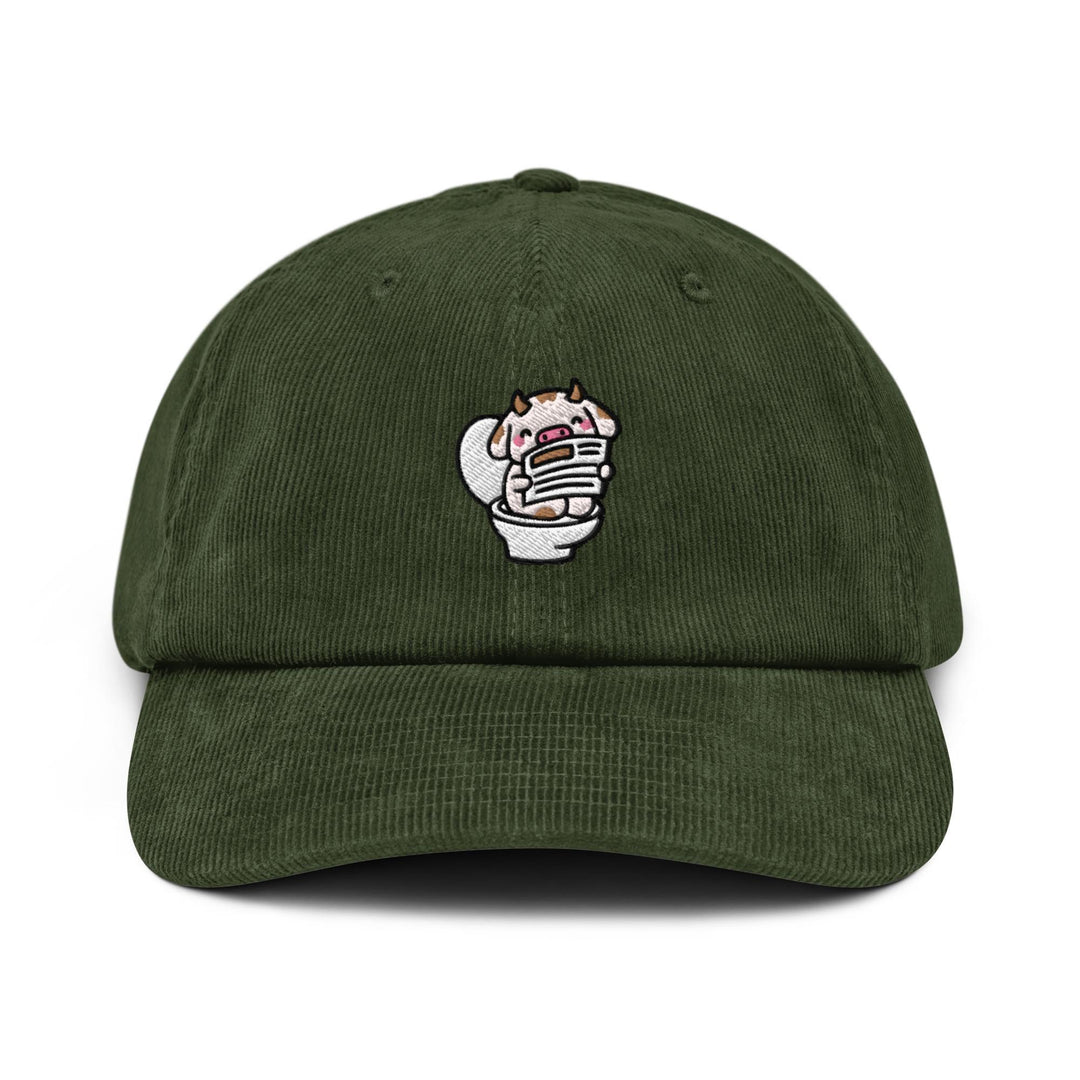 Pooping Animals Corduroy Cap