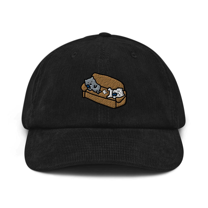 Farting Cats on Sofa Corduroy Cap