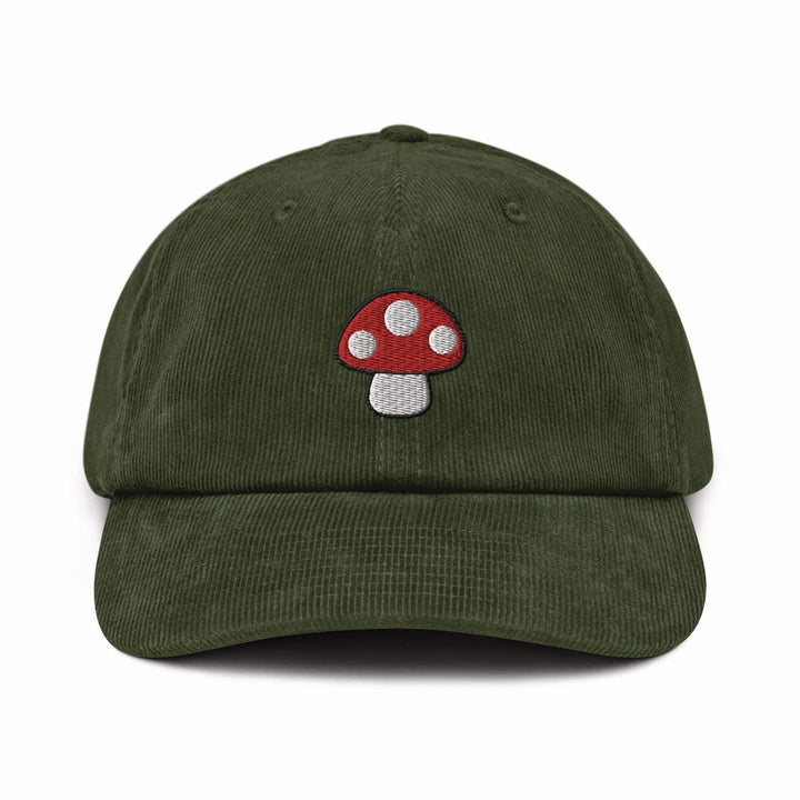 Toadstool Red Mushroom Corduroy Cap