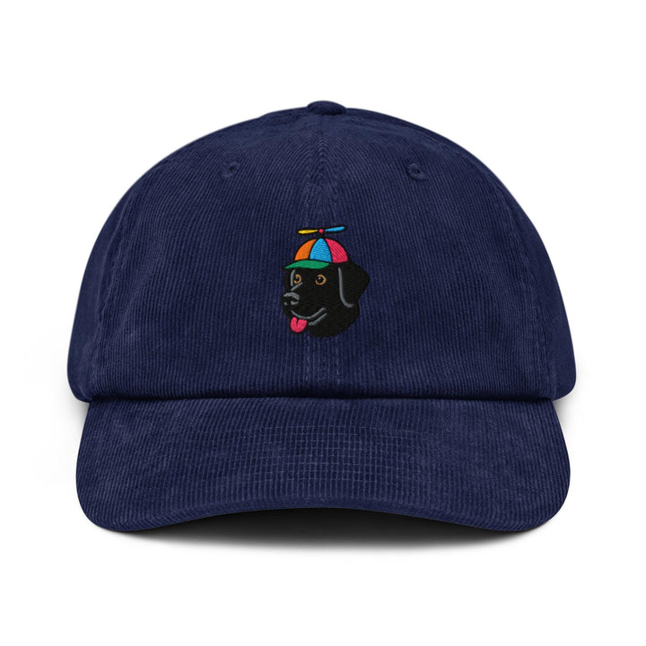 Propeller Hat Black Labrador Corduroy Cap Unlimited - Dog Lover