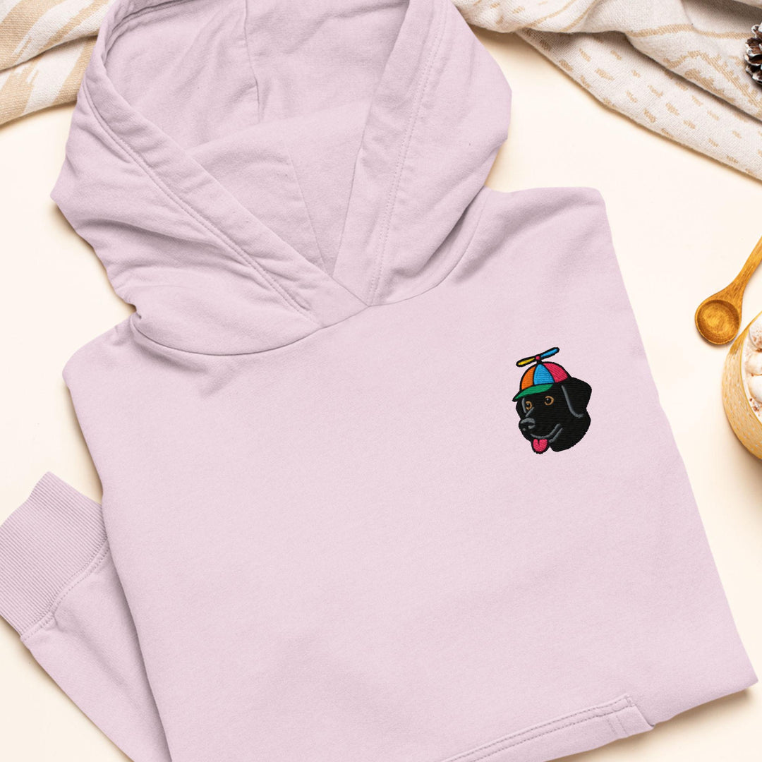 Propeller Hat Black Labrador Hoodie