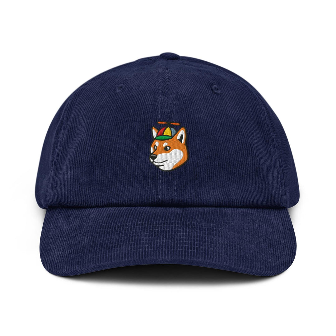 Propeller Hat Shiba Inu Corduroy Cap