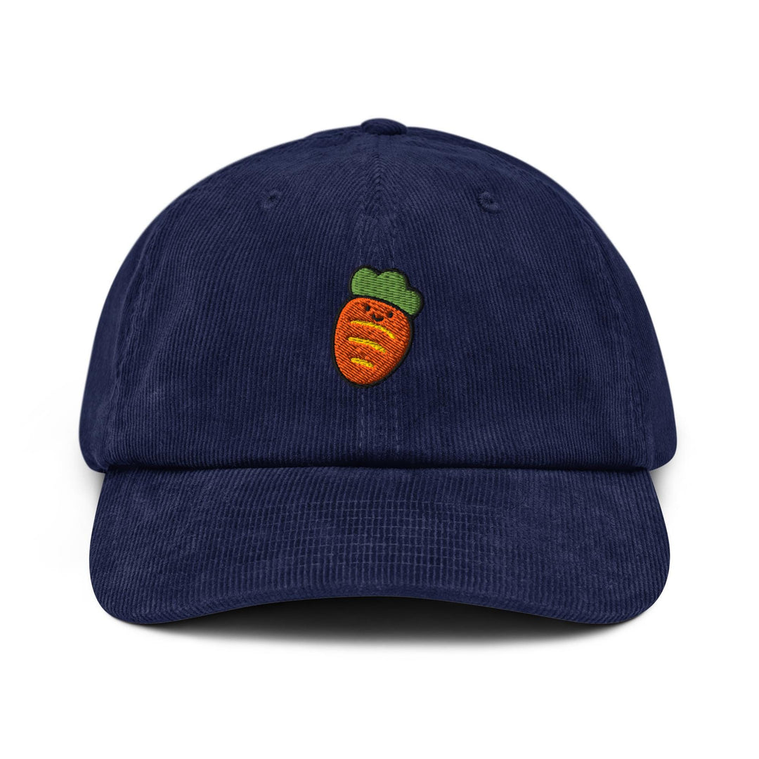 Kawaii Baby Carrot Corduroy Cap