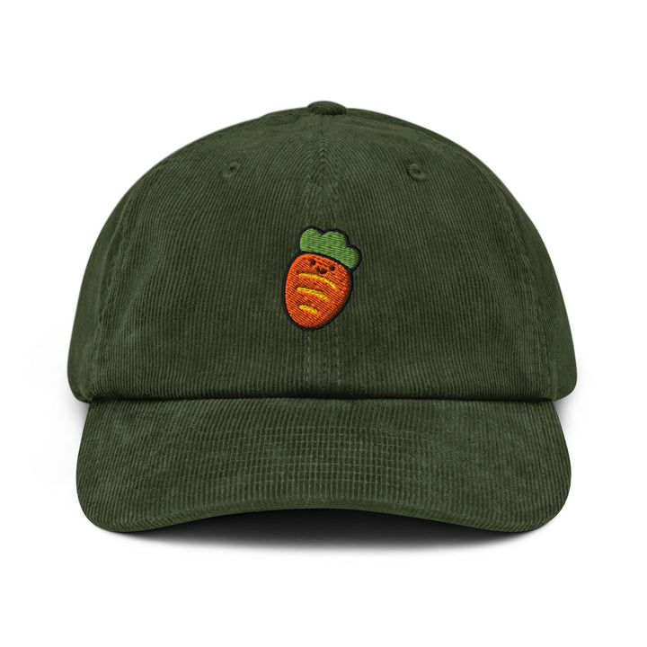 Kawaii Baby Carrot Corduroy Cap
