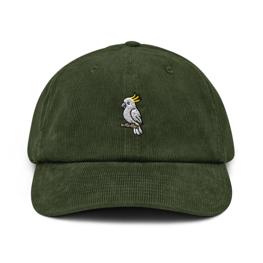 Yellow-Crested Cockatoo Corduroy Cap