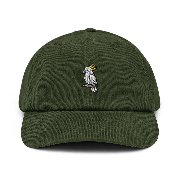 Yellow-Crested Cockatoo Corduroy Cap