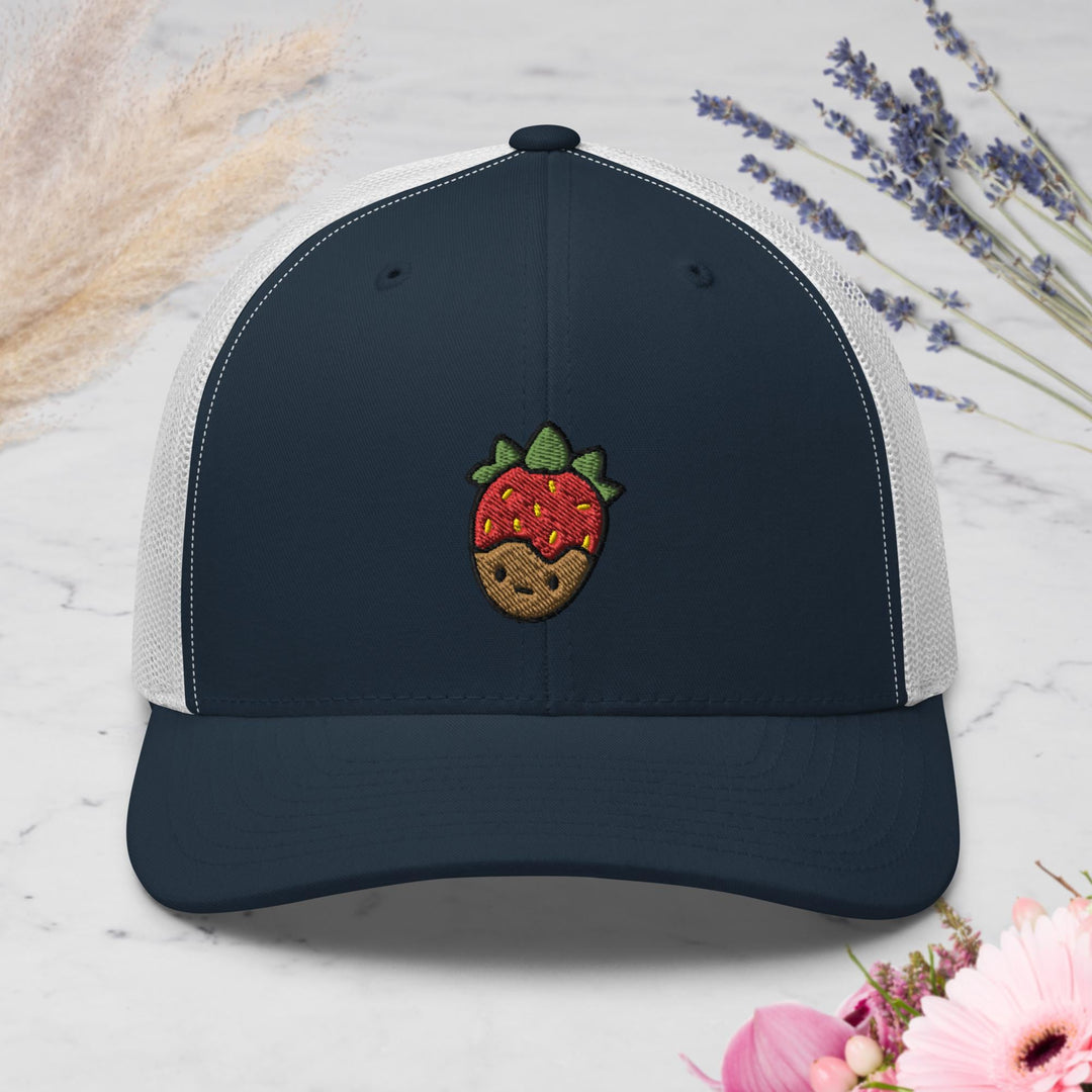 5 PANEL TRUCKER - Your Design, Logo or Text - Embroidered High Profile Mesh Back Snapback  - Bulk Order Discounts Available