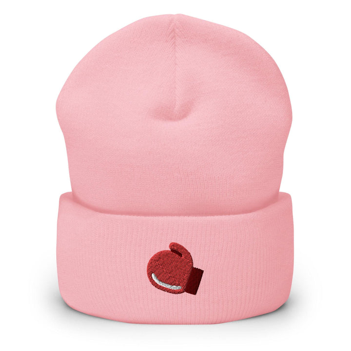 Boxing GloveEmbroidered Cuffed Beanie: Cozy Unisex Winter Cap