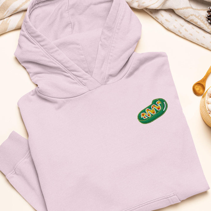 Mitochondrion Embroidered Hoodie: Heavy Blend Cotton-Poly, Unisex Fit