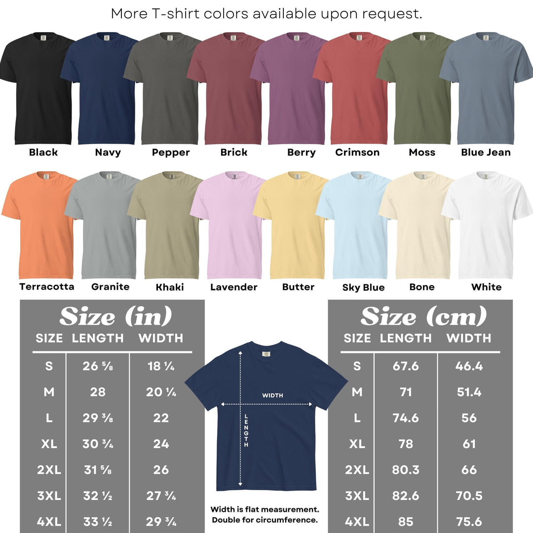 Stay at Home Capybara Printed JOMO T-Shirt: Comfort Colors®, Garment-Dyed Heavyweight Cotton, Relaxed Unisex Fit