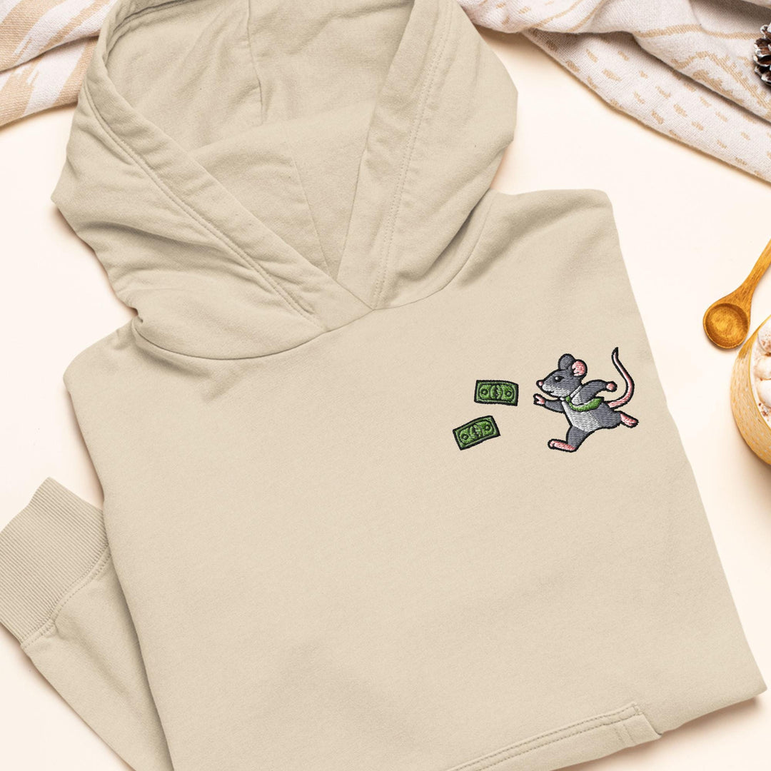 Rat Race Embroidered Hoodie: Heavy Blend Cotton-Poly, Unisex Fit