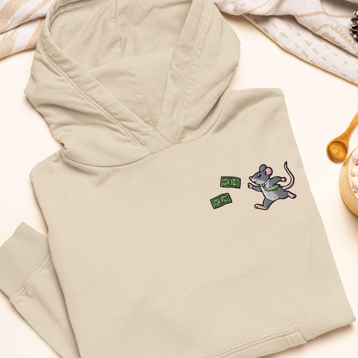 Rat Race Embroidered Hoodie: Heavy Blend Cotton-Poly, Unisex Fit