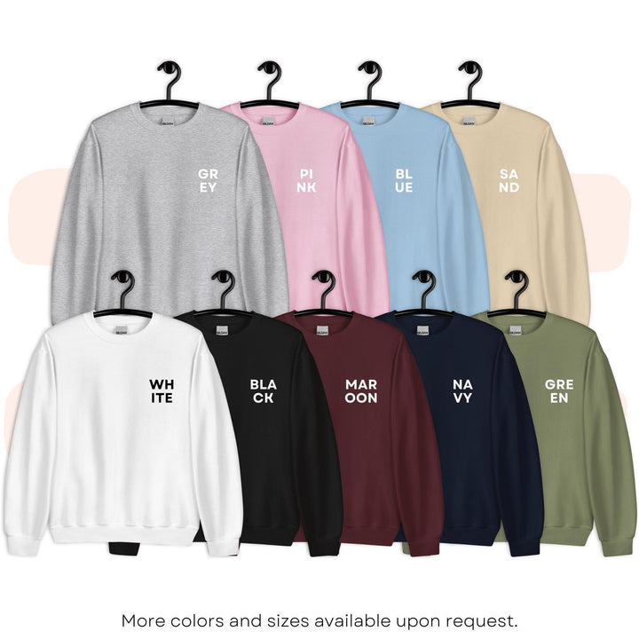 Rat Race Embroidered Crewneck Sweatshirt: Cotton Blend, Unisex Fit