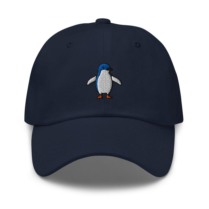 Little Fairy Penguin Embroidered Dad Cap: Chino Cotton Twill Adjustable Unisex Hat