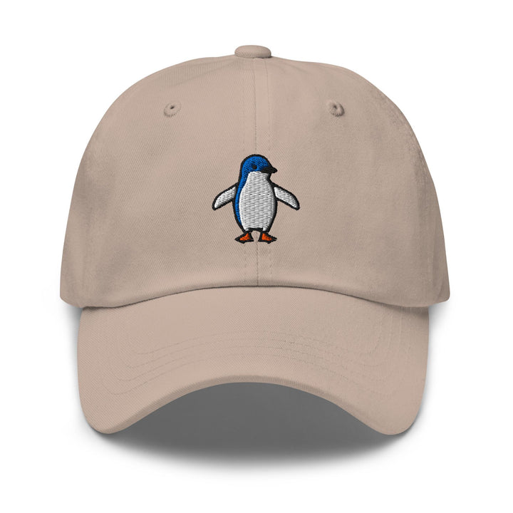 Little Fairy Penguin Embroidered Dad Cap: Chino Cotton Twill Adjustable Unisex Hat