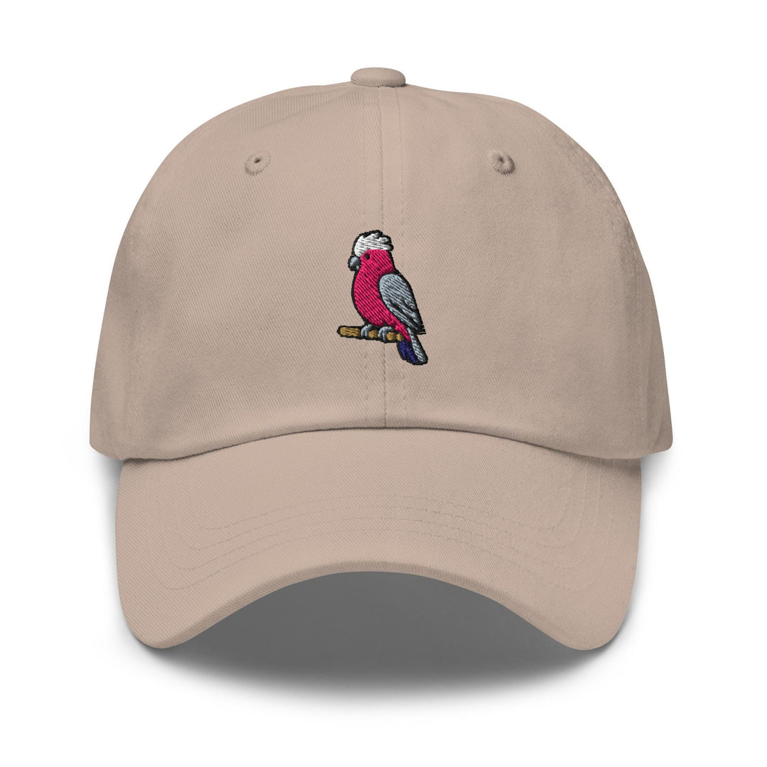 Galah Embroidered Dad Cap: Chino Cotton Twill Adjustable Unisex Hat