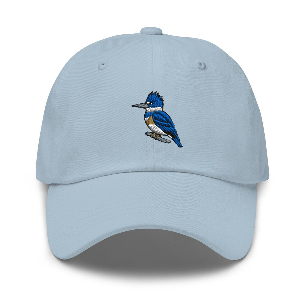 Belted Kingfisher Embroidered Dad Cap: Chino Cotton Twill Adjustable Unisex Hat