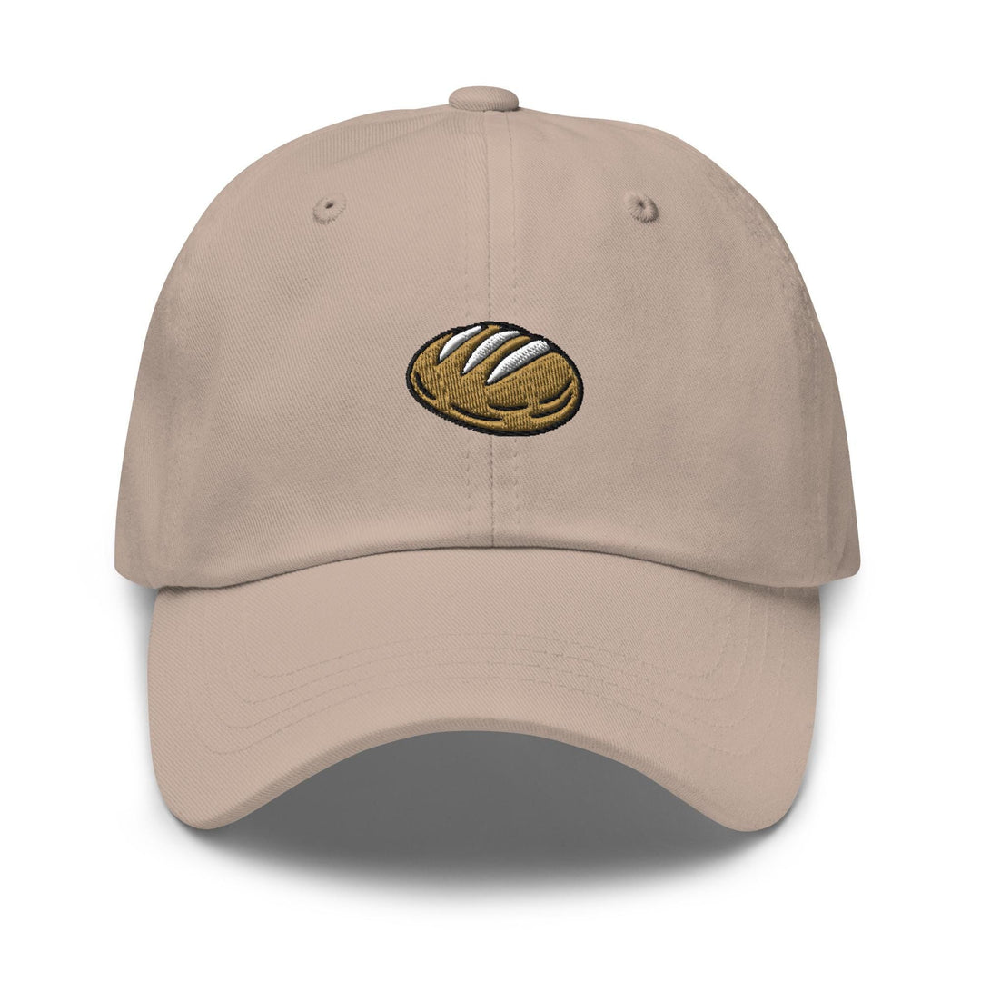 Sourdough Bread Embroidered Dad Cap: Chino Cotton Twill Adjustable Unisex Hat