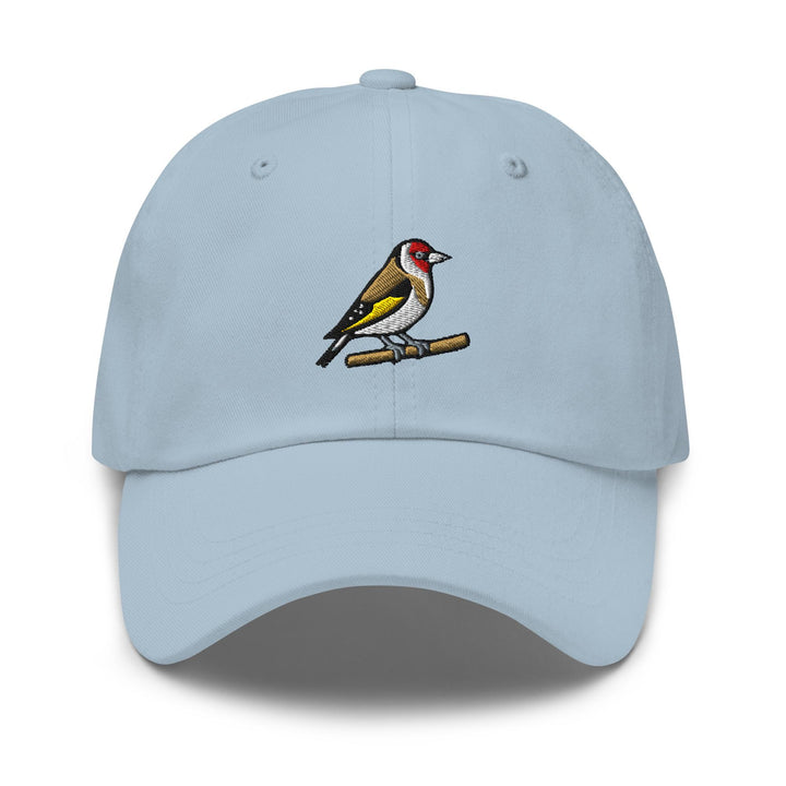 European Goldfinch Embroidered Dad Cap: Chino Cotton Twill Adjustable Unisex Hat