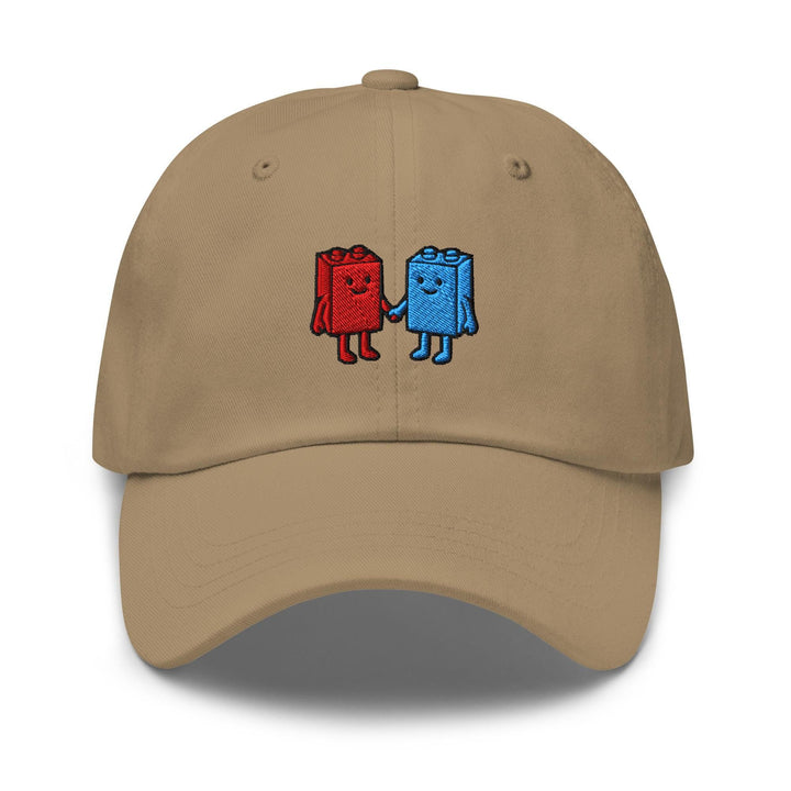 Best Friend Toy Blocks Embroidered Dad Cap: Chino Cotton Twill Adjustable Unisex Hat