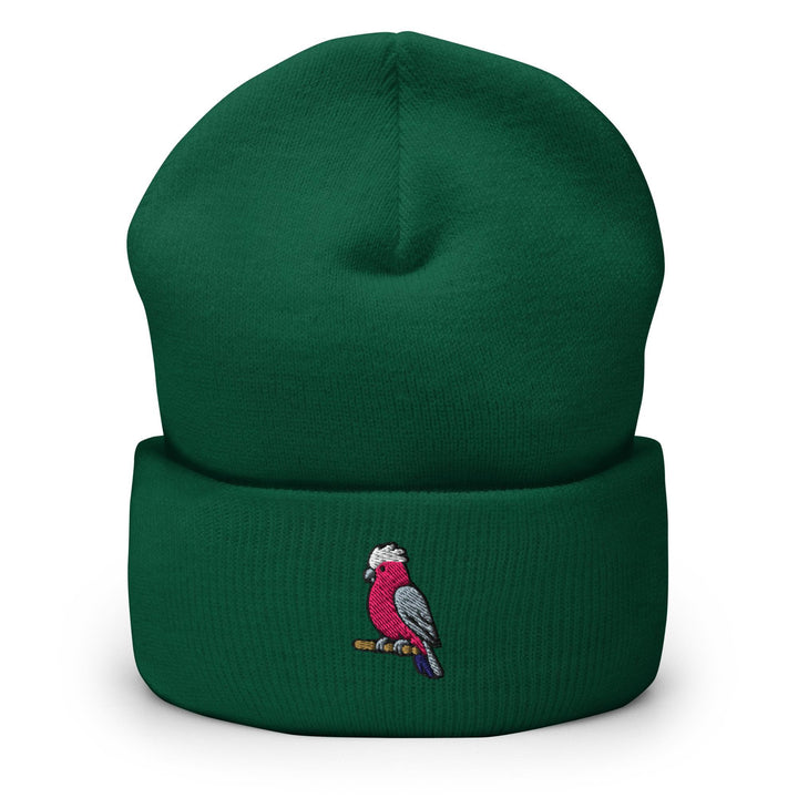 Galah Embroidered Cuffed Beanie: Cozy Unisex Winter Cap