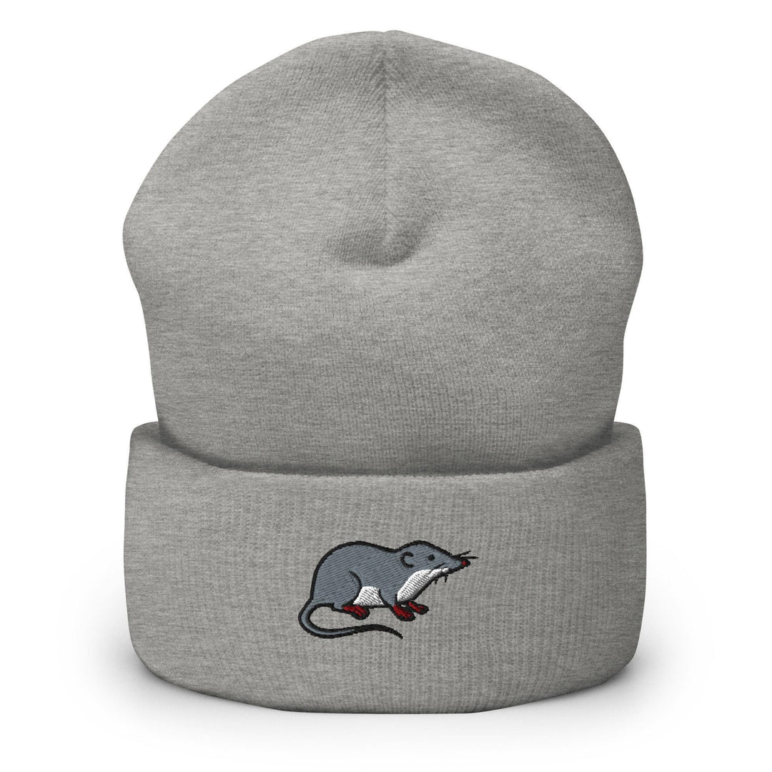 American Water Shrew Embroidered Cuffed Beanie: Cozy Unisex Winter Cap