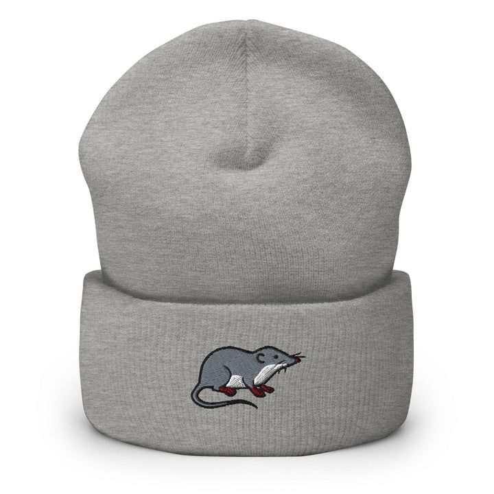 American Water Shrew Embroidered Cuffed Beanie: Cozy Unisex Winter Cap