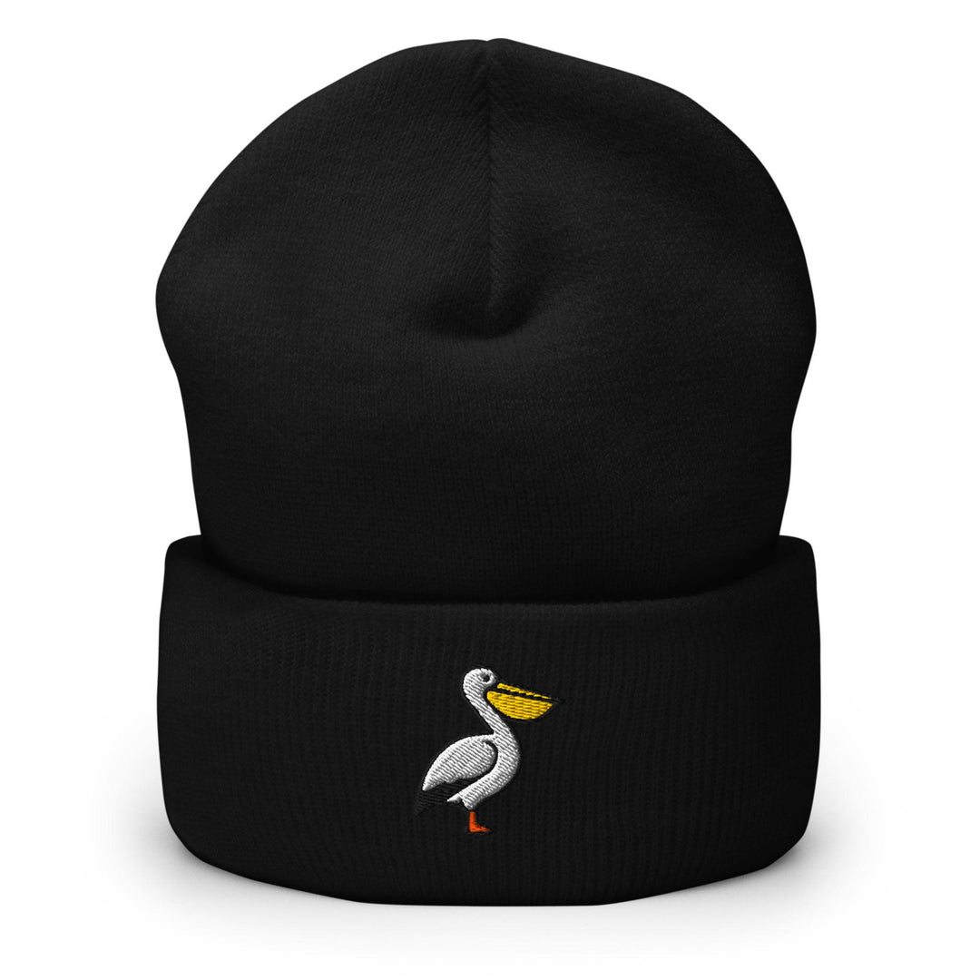 Pelican Embroidered Cuffed Beanie: Cozy Unisex Winter Cap