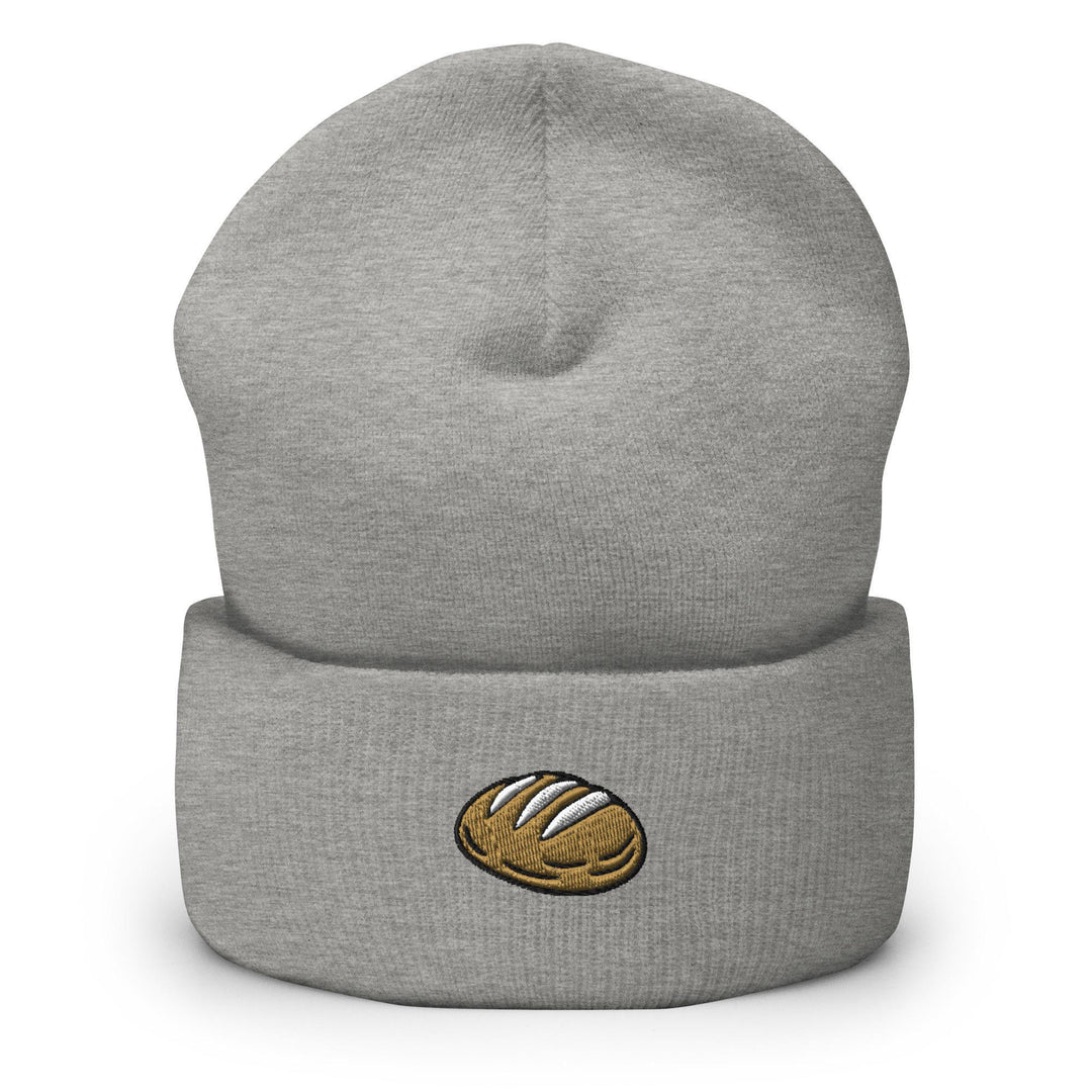 Sourdough Bread Embroidered Cuffed Beanie: Cozy Unisex Winter Cap