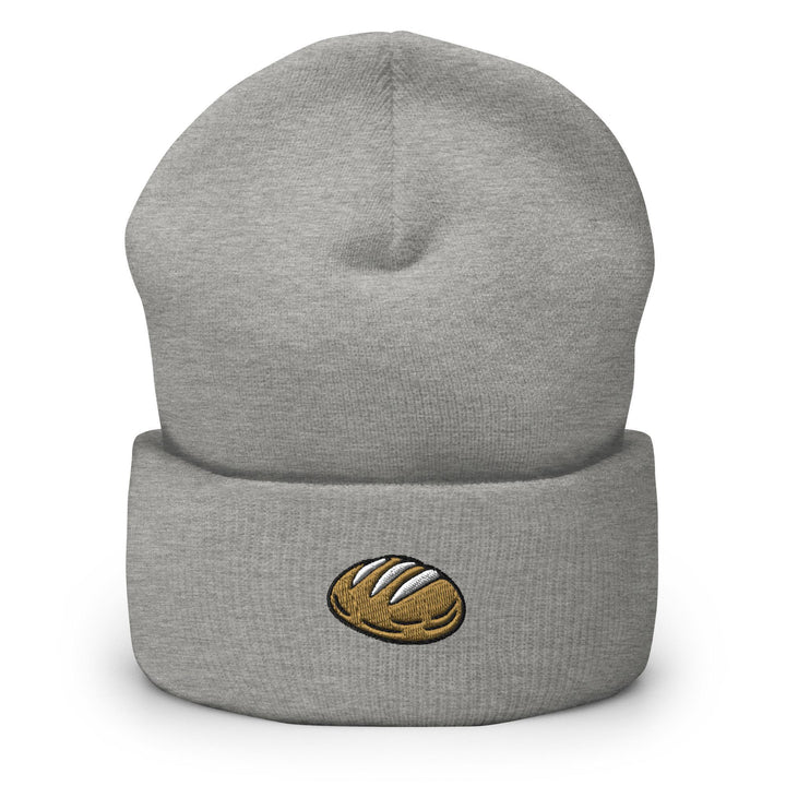 Sourdough Bread Embroidered Cuffed Beanie: Cozy Unisex Winter Cap