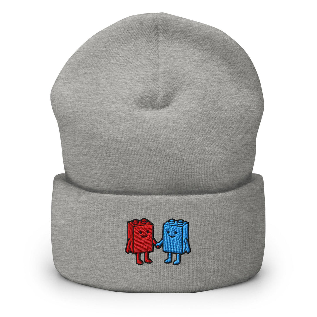 Best Friend Toy Blocks Embroidered Cuffed Beanie: Cozy Unisex Winter Cap