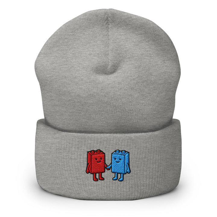 Best Friend Toy Blocks Embroidered Cuffed Beanie: Cozy Unisex Winter Cap