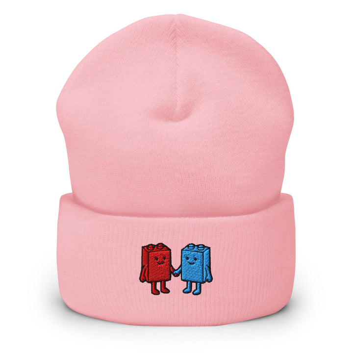 Best Friend Toy Blocks Embroidered Cuffed Beanie: Cozy Unisex Winter Cap