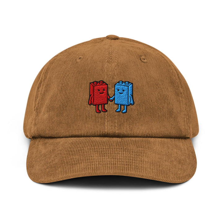 Best Friend Toy Blocks Embroidered Cotton Corduroy Hat: Adjustable Fit