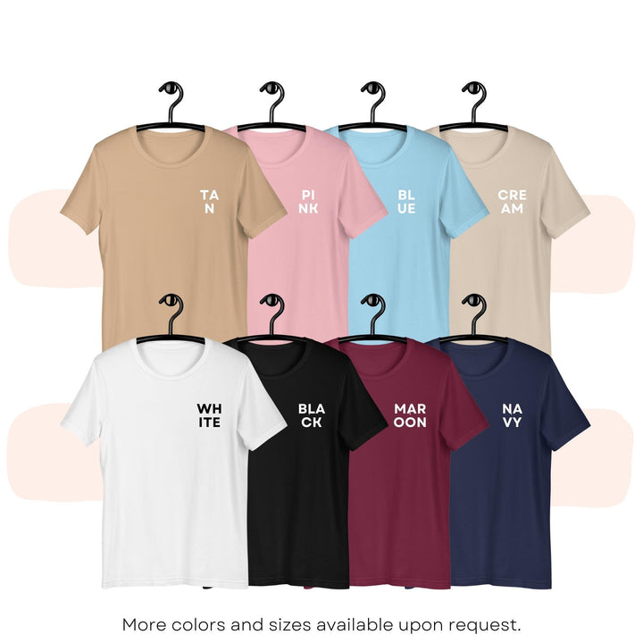 90s Throwback Paperclip Embroidered T-Shirt: Lightweight Cotton, Unisex Fit