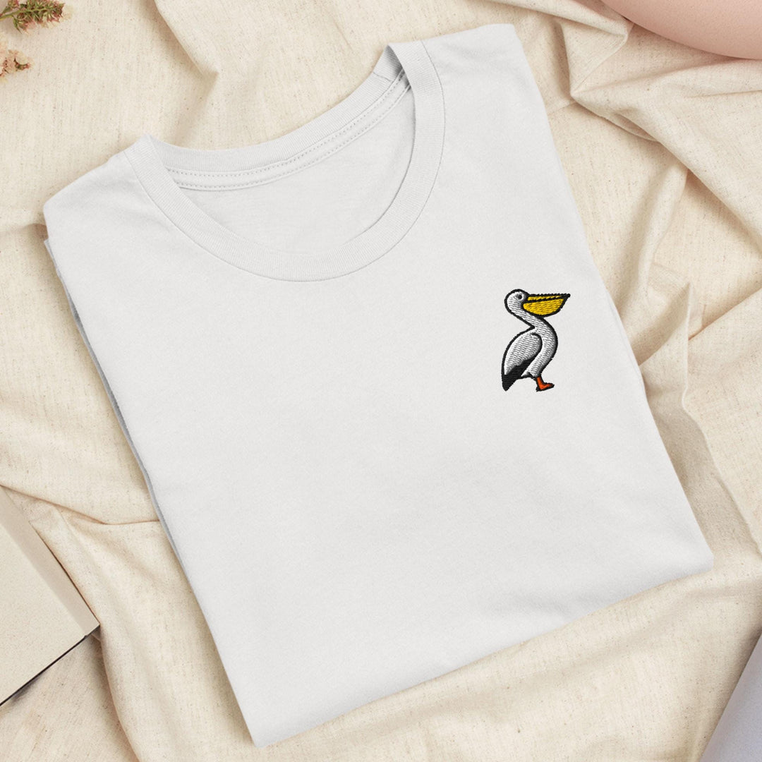 Pelican Embroidered T-Shirt: Lightweight Cotton, Unisex Fit