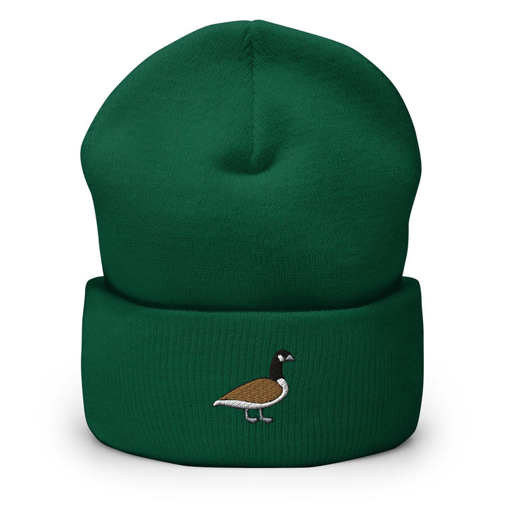 Branta Canadensis Canadian Waterfowl Embroidered Cuffed Beanie: Cozy Unisex Winter Cap
