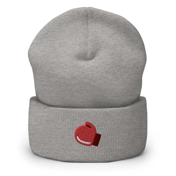 Boxing GloveEmbroidered Cuffed Beanie: Cozy Unisex Winter Cap