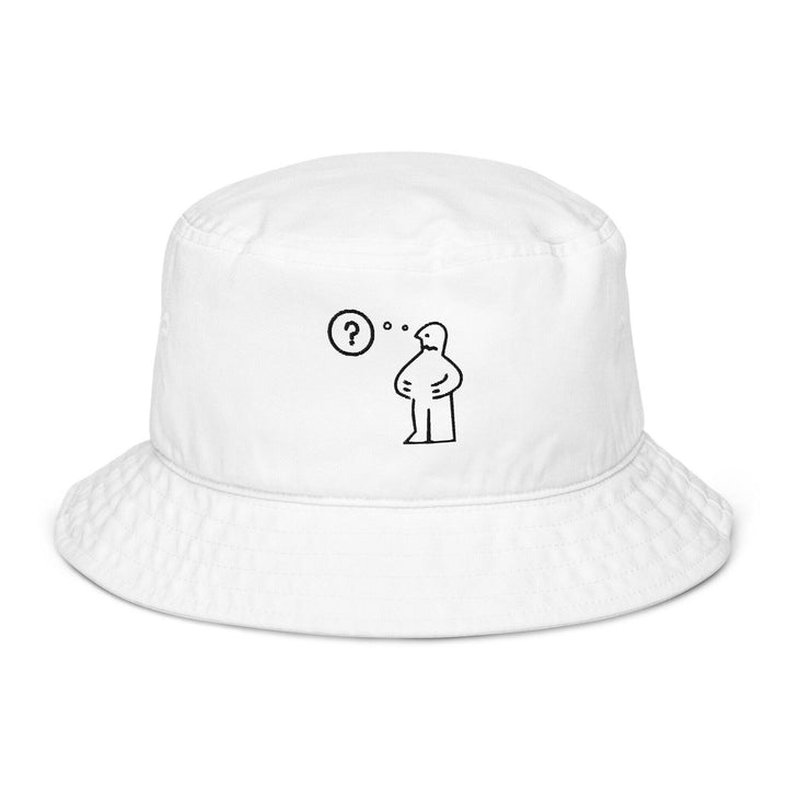 Organic Cotton Bucket Hat - Your Design, Logo or Text - Embroidered Chino Cotton Twill Baseball Cap - Bulk Order Discounts Available