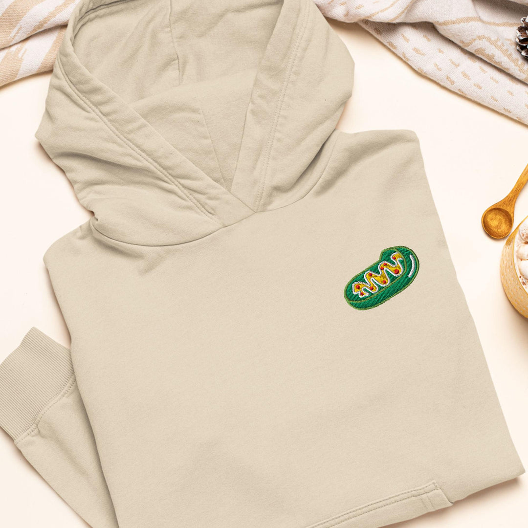 Mitochondrion Embroidered Hoodie: Heavy Blend Cotton-Poly, Unisex Fit